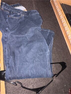 L.L. Bean Women's Dark Blue Relaxed Denim Pants